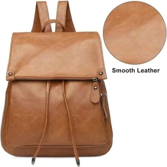 NEW Convertible‎ PU Leather Satchel Handbags and Shoulder Bag Size - Picture 3 of 6